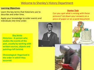 Exploring Chronology in Historical Studies