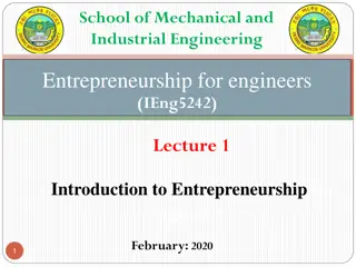 Entrepreneurship: A Comprehensive Introduction for Engineers