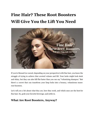 Fine Hair_ These Root Boosters Will Give You the Lift You Need