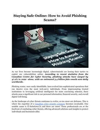 Staying Safe Online_ How to Avoid Phishing Scams?