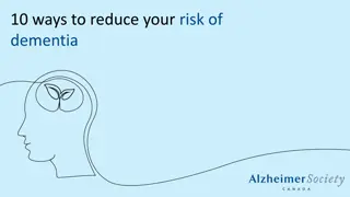 Ways to Reduce Dementia Risk