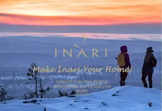 Smoothly into Arctic Life: Service Path for Immigrants in Inari