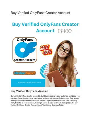 Buy Verified OnlyFans Creator Account usa