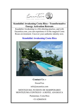 Kundalini Awakening Costa Rica - Transformative Energy Activation Retreats