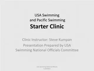 Starting Protocol in USA Swimming Clinics