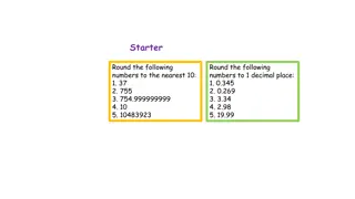 Rounding Numbers and Establishing Limits in Mathematical Accuracy