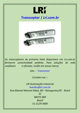 Transceptor | Lri.com.br