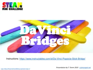 Da Vinci Popsicle Stick Bridge Challenge