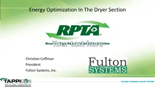 Energy Optimization in Dryer Section: Improving Efficiency and Performance