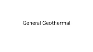 Geothermal Energy: Sources and Applications