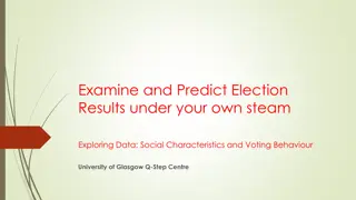 Social Data Analysis in Election Predictions