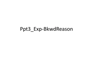 Backward Reasoning Approach in Exposition Questions