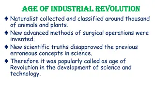 Impact of the Industrial Revolution on Science and Technology