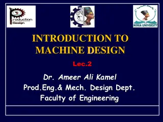 Machine Design Fundamentals and Calculations