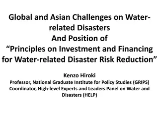 Challenges and Solutions in Water-Related Disasters