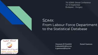 SDMX Implementation for Statistical Database Management