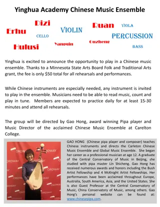 Join the Yinghua Academy Chinese Music Ensemble Today!