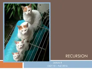 Recursion in CS2110: Fall 2016 Lecture Insights