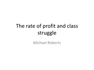 The Law of Profitability in Capitalist Accumulation