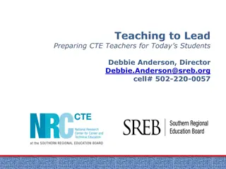 Challenges and Solutions for Beginning Career and Technical Education Teachers