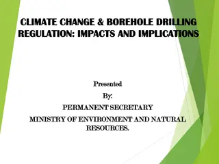 Impacts and Implications of Climate Change on Groundwater Resources