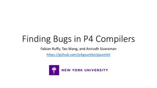 Finding Bugs in P4 Compilers