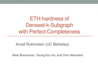 Recent Applications of Quasi-Poly Time Hardness in Densest k-Subgraph