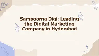 Discover the Best Digital Marketing Company in Hyderabad  Sampoorna Digi