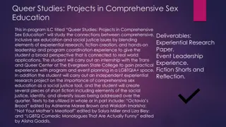 Comprehensive Sex Education and Social Justice Connections