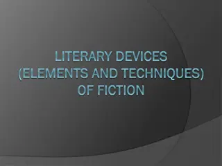 Explore Literary Devices and Elements of Fiction