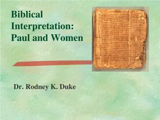 Insights on Paul's Views on Women in Christianity