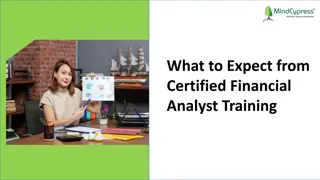 What to Expect from Certified Financial Analyst Training