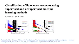 Classification of Lidar Measurements Using Machine Learning Methods