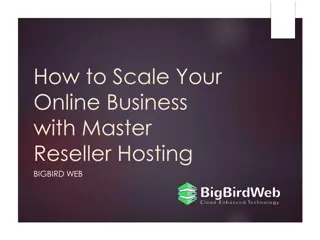 How to Scale Your Online Business with Master Reseller Hosting