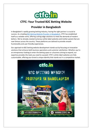 Reliable B2C Website Provider in Bangladesh - CTFC