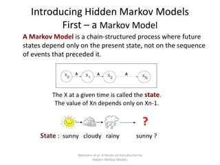 Introduction to Markov Models and Hidden Markov Models