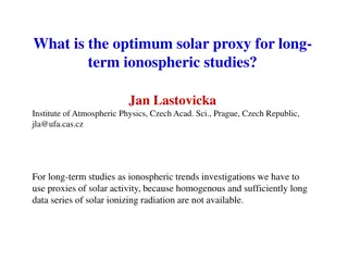 Optimum Solar Proxy for Long-Term Ionospheric Studies