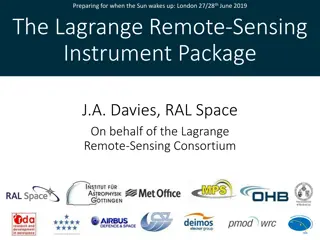 Lagrange Remote-Sensing Instrument Package Overview