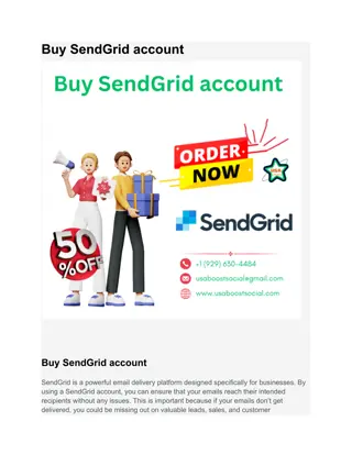 Buy SendGrid account