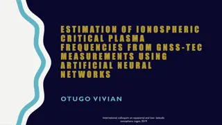 Estimation of Ionospheric Critical Plasma Frequencies Using GNSS Measurements