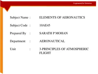 Principles of Atmospheric Flight in Aeronautics