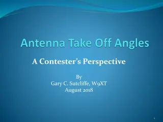 Antenna Take-Off Angles for Improved Performance