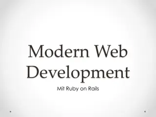 Comprehensive Overview of Modern Web Development with Ruby on Rails