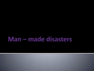 Man-made Disasters: Short-term Events and Long-term Consequences