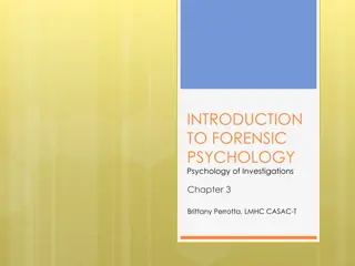 Profiling in Forensic Psychology