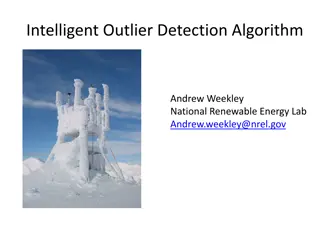 Intelligent Outlier Detection Algorithm by Andrew Weekley at National Renewable Energy Lab