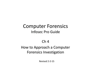 Digital Forensics Investigation Process Overview