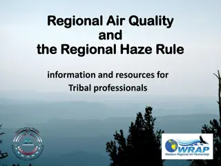 Regional Air Quality and Visibility for Tribal Professionals