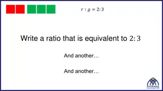 Equivalent Ratios and Linear Sequences for Problem Solving