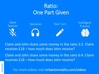 Practice Ratios and Proportions with Money and Sweets